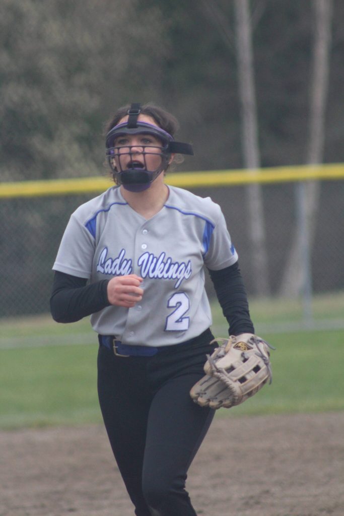 Heather Spaulding photo.
Milana Schneider during the game against Friday Harbor.