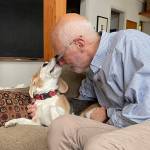 Chet and his dad Lance Evans.