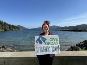 Erica Lyons with the farmers market.
