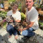 Colleen Smith Summers photo.
Carol and Allan, owners of the Little Farm on Olga Road.