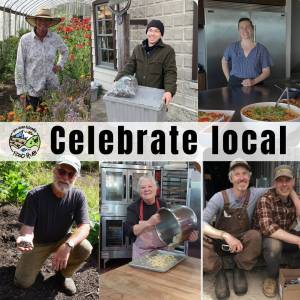 Top, left to right: Lori Ann David/Aurora Farms; Zach Chan/New Hannah Farm; Rene Beachem/Green Beat Kitchen. Bottom: Roger Ellison/Thornbush Farm; Felicity Milne/Cakes by Felicitations; and Derek Eisel & Abe Gates/Watmough Bay Farm