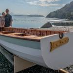 Ben Luna photo.
Soli and her dad Bruce with La Belle Sauvage.