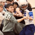 Corey Wiscomb photo.
The coveted Tug of War championship was won by the sophomore class this year.