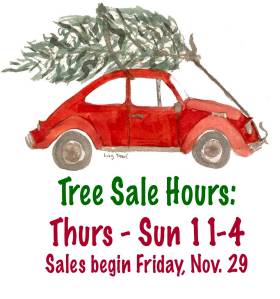 Tree Sale flier