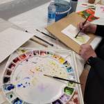 Watercoloring classes available.
