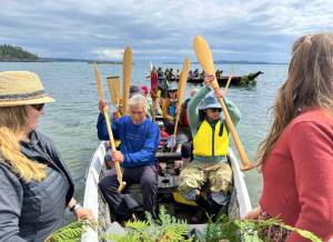 Friends of the San Juans Gathering of the Eagles Canoe Journey, a former grantee and a current grantee in this holidays campaign.