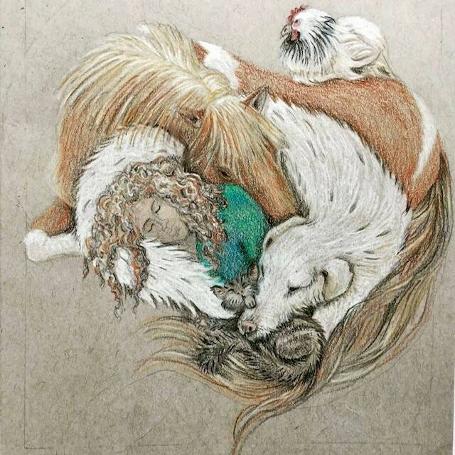 Watercolor by Ritambhara Tyson.