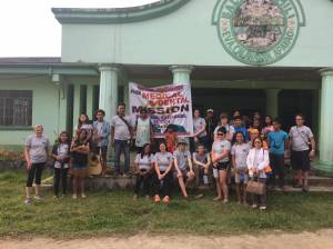 OCS Students in previous mission trips.