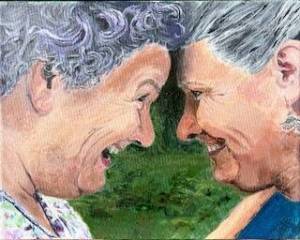 Marj Franke painting.