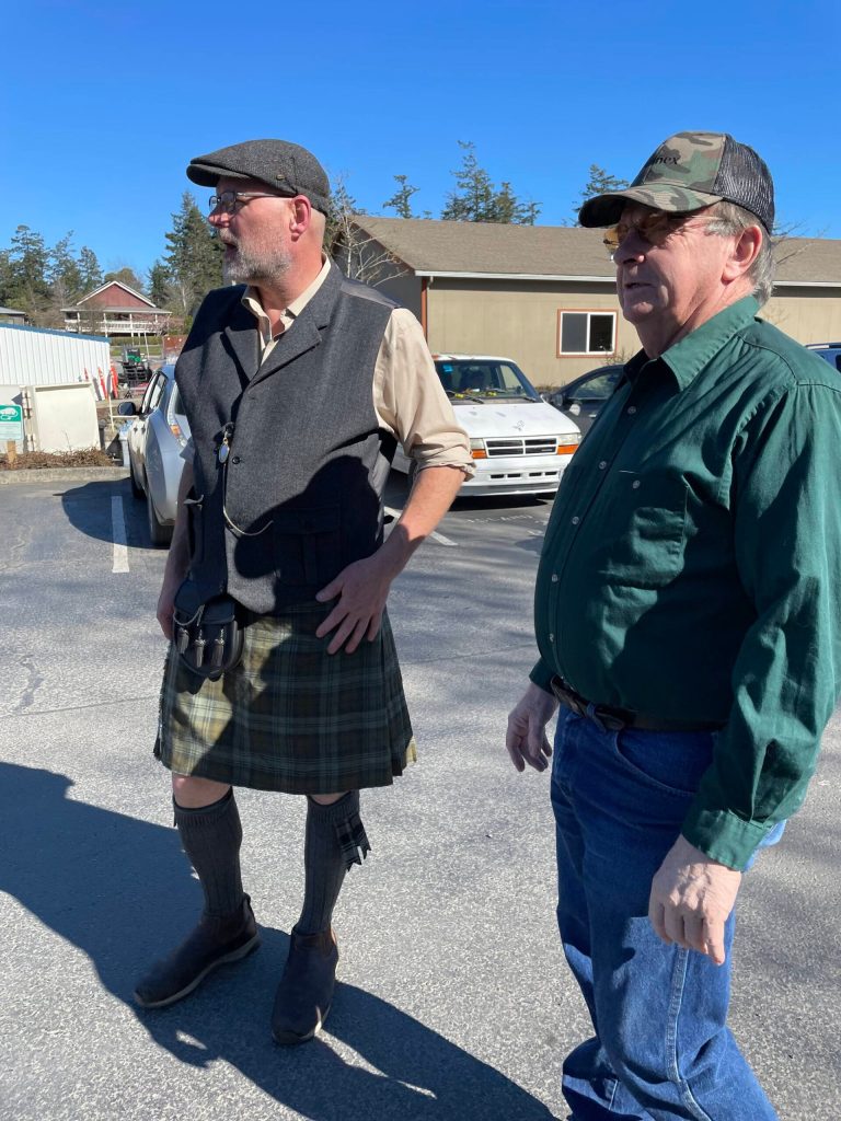 St. Patricks parade participants.