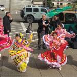 Mary Feusner photo.
Latino Legislative Day started with dances performed by students from Mount Vernon High School. The group showcased traditional dances from Jalisco and Sinaloa, Mexico.