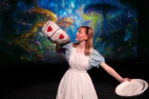 Steve Alboucq photo. Sylvia Johnson as Alice.