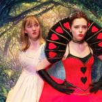 Steve Alboucq photo.
Sylvia Johnson as Alice and Myra Johnson as the Queen of Hearts.