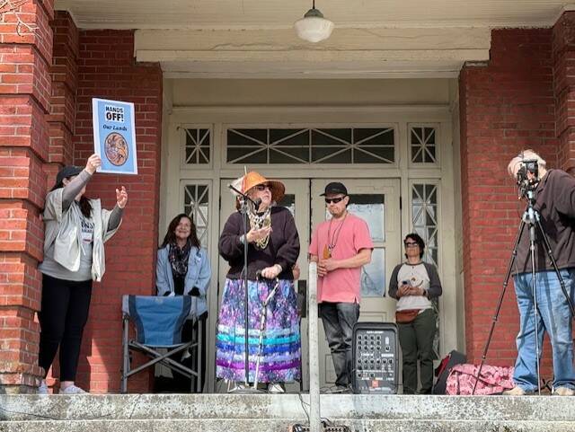 Heather Spaulding \ Staff photo
Tribal members spoke on their history and current concerns.