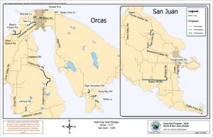 2025 chip seal road map. Contributed photo.