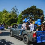 Satya Curcio Photography.
Islanders cheered on the graduates in what has become another parade tradition on Orcas.