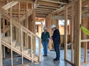 Contributed photo.
Council member Justin Paulsen at the Kidder Way Project in June.