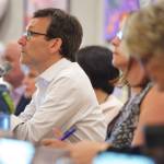 Darrell Kirk photo.
Governor Bob Ferguson during the meeting.