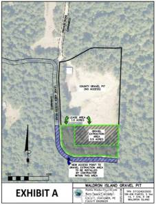 Contributed photo.
Waldron Island gravel pit.