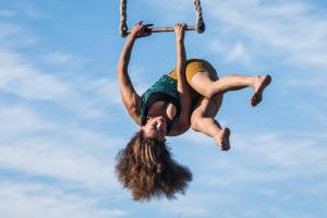 Contributed photo.
A circus act at work.