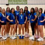 Corey Wiscomb photo.
The Viking volleyball team. Back row, left to right: Coach Mallory Balcomb (coach) Lula Segault, Mia Ashcraft, Sienna Buscher, Sofia Mahony-Jauregui, Emilia Rios, Lauren Forbes, Katharine (Issy) Exton, Coach Hank Date. Front row: Vera Sasan, Molly Johnston, Maria Burns, Ivy Shaefer, Gloria Rodriguez, Isla Sasan, Katie Spinogatti and coach Nicole Hawley.