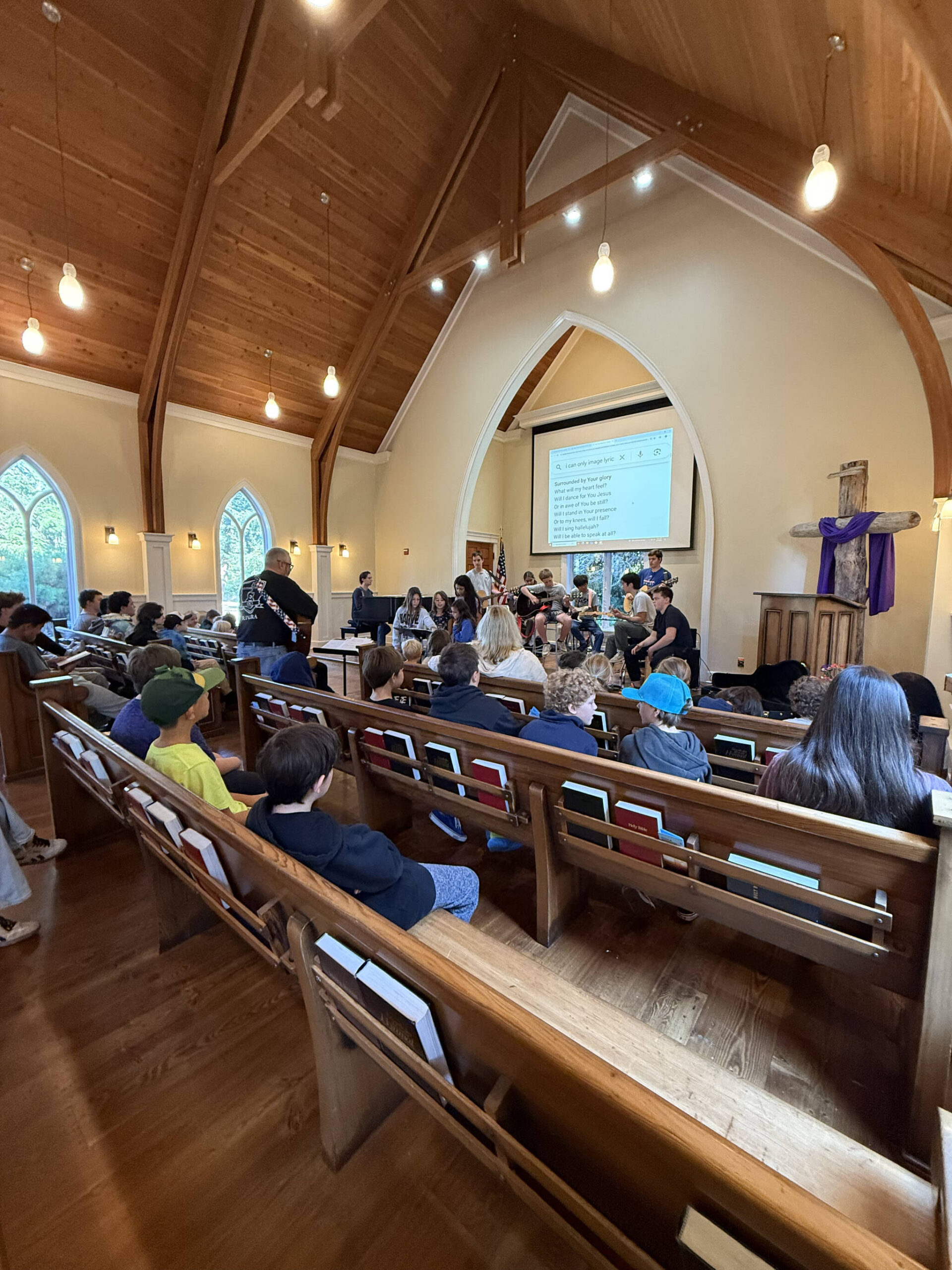 Contributed photo.
Orcas Christian School engages in the first Week of Worship.