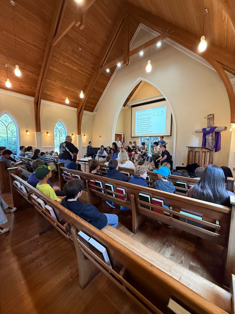 Contributed photo.
Orcas Christian School engages in the first Week of Worship.