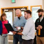 Krista Bouchey (OPALCO), Russell Guerry (OPALCO), Callum McSherry (Cascadia Renewables).