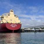 David Stalheim photo. A vessel docks at the Ferndale Terminal, where 33 fossil fuel expansion projects  including 31 that were completed without permits  are now the subject of a legal appeal led by a regional environmental coalition.