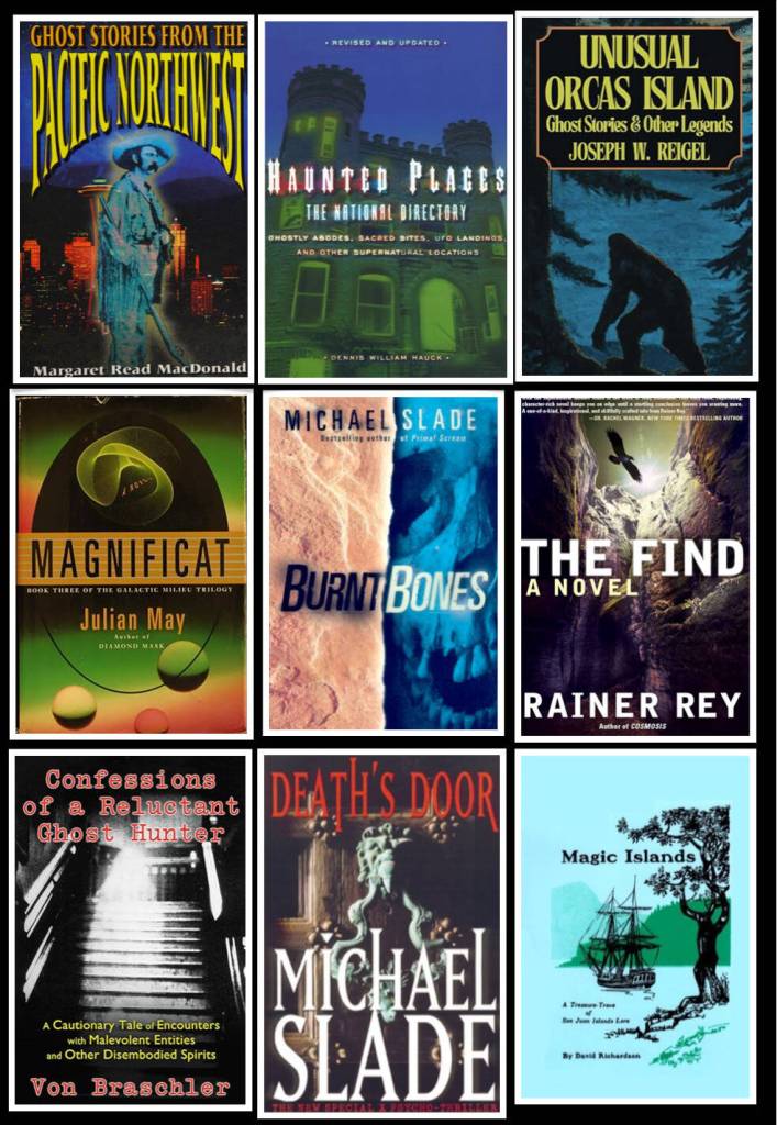 Spooky books based on Orcas Island.