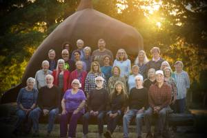 Darrell Kirk photo.
Orcas Choral Society sings at the Orcas Center.