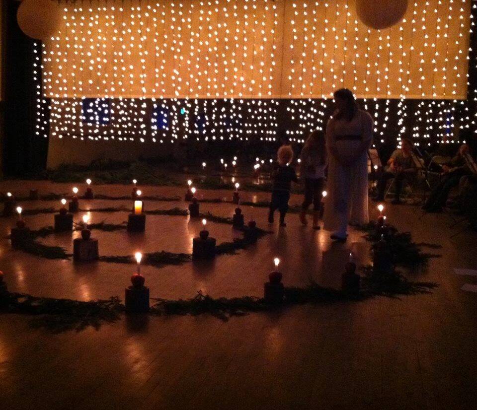 Contributed photo.
A spiral walk.