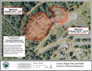 Contributed photo.
Orcas Village Park and Ride.