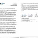 The County Council’s letter to state and federal officials
