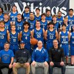 Cienna Richardson photo.
Back row, L-R: Juelz Mahone Arias, CJ Nunez, Duncan Atkinson, Maxwell Lee, Diego Puente, Diego Cruz, Chao De Haan and Emmit Bradshaw. Middle: Kevin Perez, Chase Connell, Joe Stephens, Angelo Vaccarella, Drew Nunez, Daniel Segault, Gus Carpenter and Noe Granados. Leo Battles, Timoteo Malo, Andre Kasperski, Tomasi Malo, Jaxon Paulsen, Kenneth Farani, Mateo Orpeza Tijerina, Eliot Paulsen and Edwin Santiago. Front, coach staff: assistant coach Ryan Carpenter, head coach Corey Wiscomb, volunteer coach Andrew Stephens and Mike Connell.