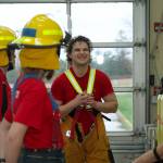 Darrell Kirk photo.
Fire Academy members in training.