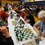 Contributed photo.
High schoolers play chess in the Washington State High School Chess Championships. At right, foreground, is Lamai Hons. Next to him is Colter Bond and Thurmond Russell.