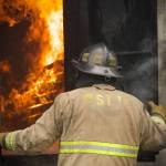 Darrell Kirk photo.
A Washington State Fire Training Academy Instructor.