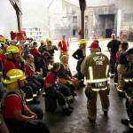 Darrell Kirk photo.
Training Division Chief Sam Fowler and recruits.