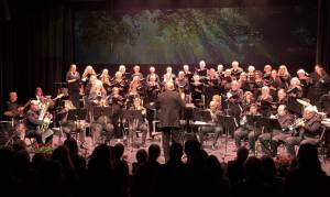 Contributed photo.
Bruce Langford conducts the Orcas Choral Society.