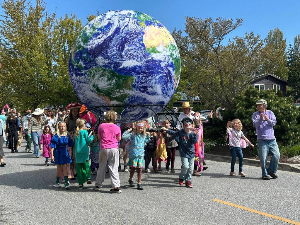 Contributed photo.
Community members celebrate Earth Day.