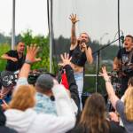 Contributed photo.
Queen Mother plays for fans.