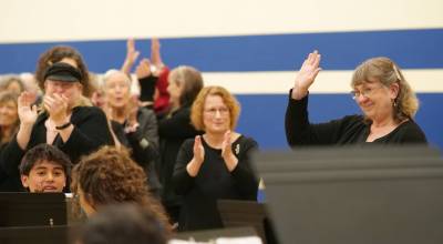 Darrell Kirk photo.
Pamela Wright, right.