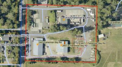 San Juan County photo.
A map of the new location of the substation.