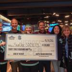 Contributed photo.
The SeaDoc Society was presented with an award of $32,000 from the Seattle Kraken.
