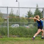 Darrell Kirk photo.
Orcas Island High School student-athletes at Mt. Vernon on Thursday, May 7.