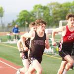 Darrell Kirk photo.
Orcas Island High School student-athletes at Mt. Vernon on Thursday, May 7.
