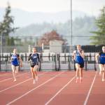 Darrell Kirk photo.
Orcas Island High School student-athletes at Mt. Vernon on Thursday, May 7.