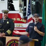 Darrell Kirk photo.
Members of the Orcas Island Fire & Rescue academy graduated last weekend.