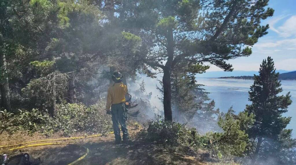 Lopez Fire photo.